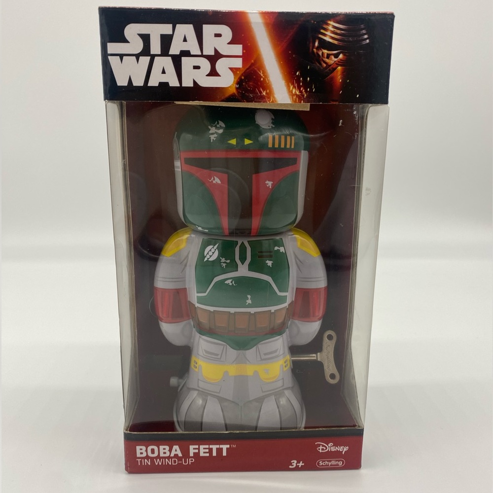 Disney Star Wars Boba Fett Tin Wind-Up
